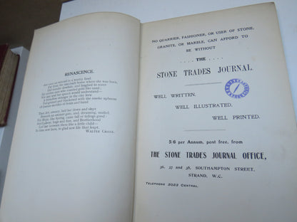The Art of Masonry In Britain By William Diack 1904 The Stone Trades Journal book image 4