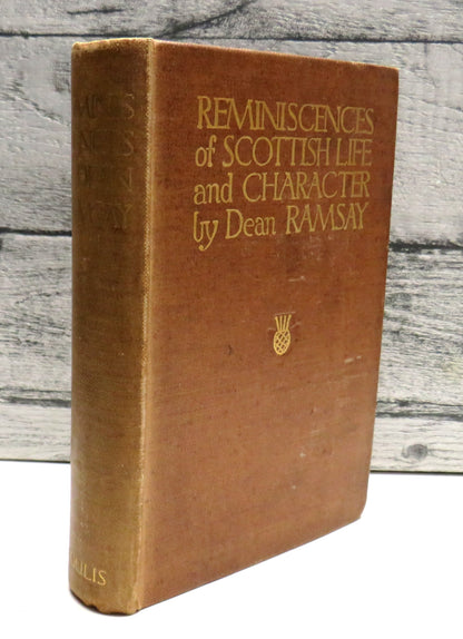 Reminiscences of Scottish Life and Character By Dean Ramsay book front cover