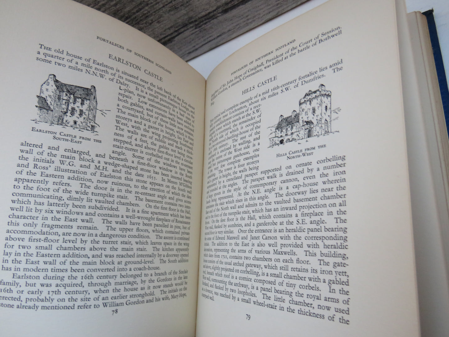 The Fortalices and Early Mansions of Southern Scotland 1400 To 1650 By Nigel G. Tranter 1935 Signed Copy