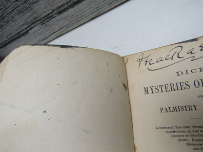 Dick's Mysteries Of The Hand Or Palmistry Made Easy Translated and Abridged By A. G. and N. G. 1884 book image 4