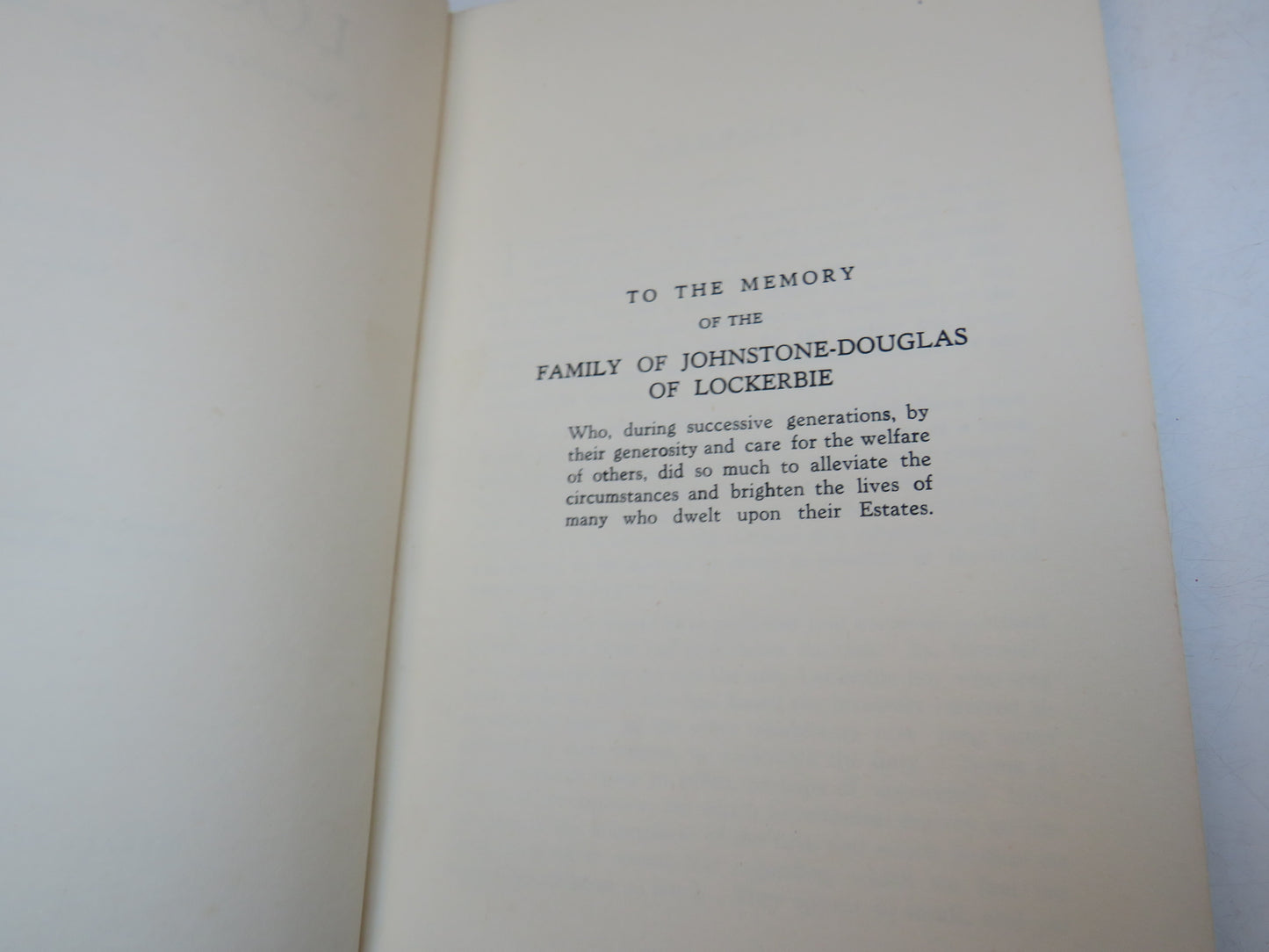 Lockerbie: A Narrative of Village Life In Bygone Days, By Thos Henderson 1937