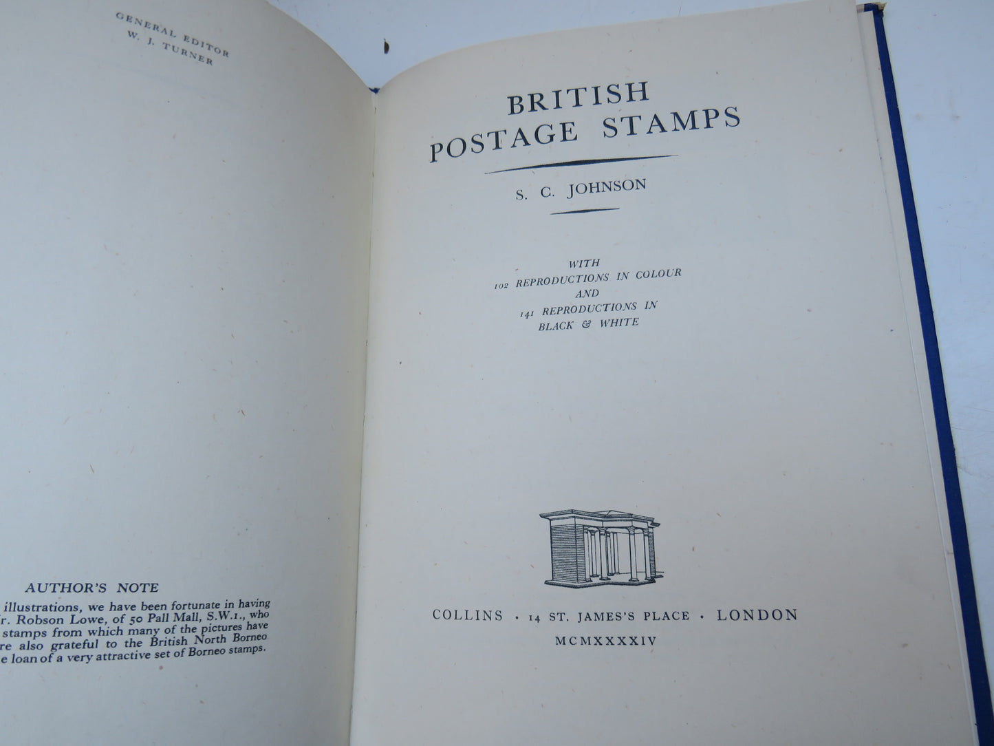 British Postage Stamps By S. C. Johnson 1944