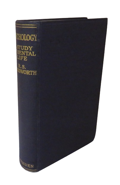 Psychology A Study of Mental Life By Robert S. Woodworth 1927 book front cover