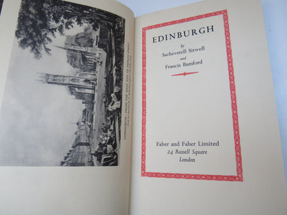 Edinburgh By Sacheverell Sitwell and Francis Bamford 1938 book image 3