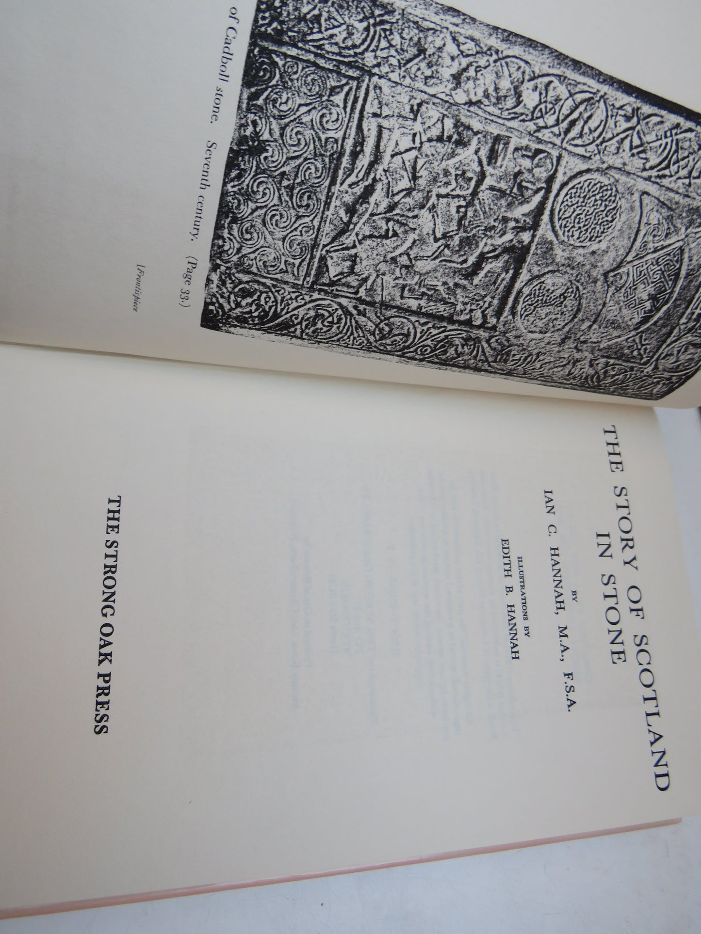 The Story of Scotland In Stone By Ian C. Hannah 1988