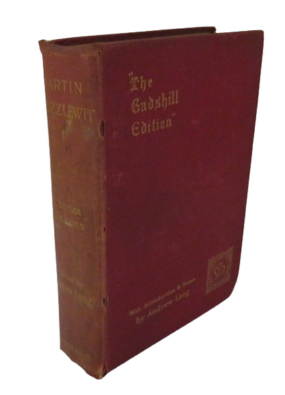 The Life and Adventures of Martin Chuzzlewit By Charles Dickens  Volume II Gadshill Edition book front cover