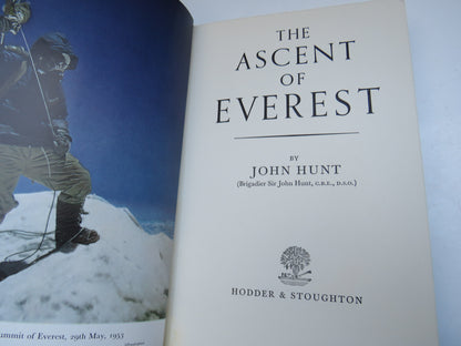 The Ascent of Everest By John Hunt 1953 1st Edition book image 3