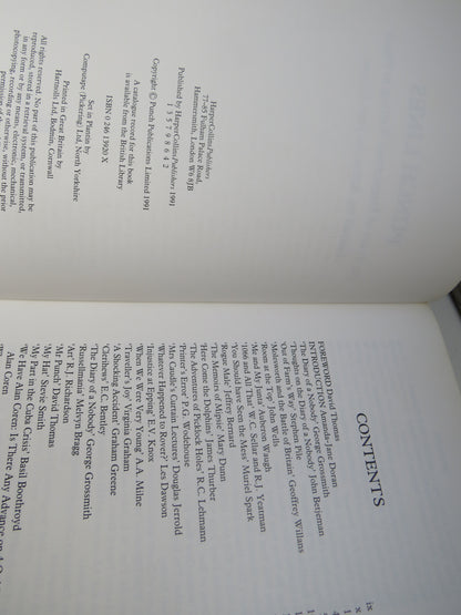Punch Lines 150 Years of Humorous Writing In Punch Edited By Amanda-Jane Doran 1991