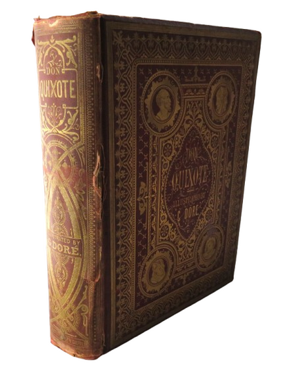 The History of Don Quixote By Cervantes Illustrated By Gustave Dore book front cover