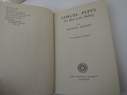 Samuel Pepys, The Man in the Making by Arthur Bryant book image 4
