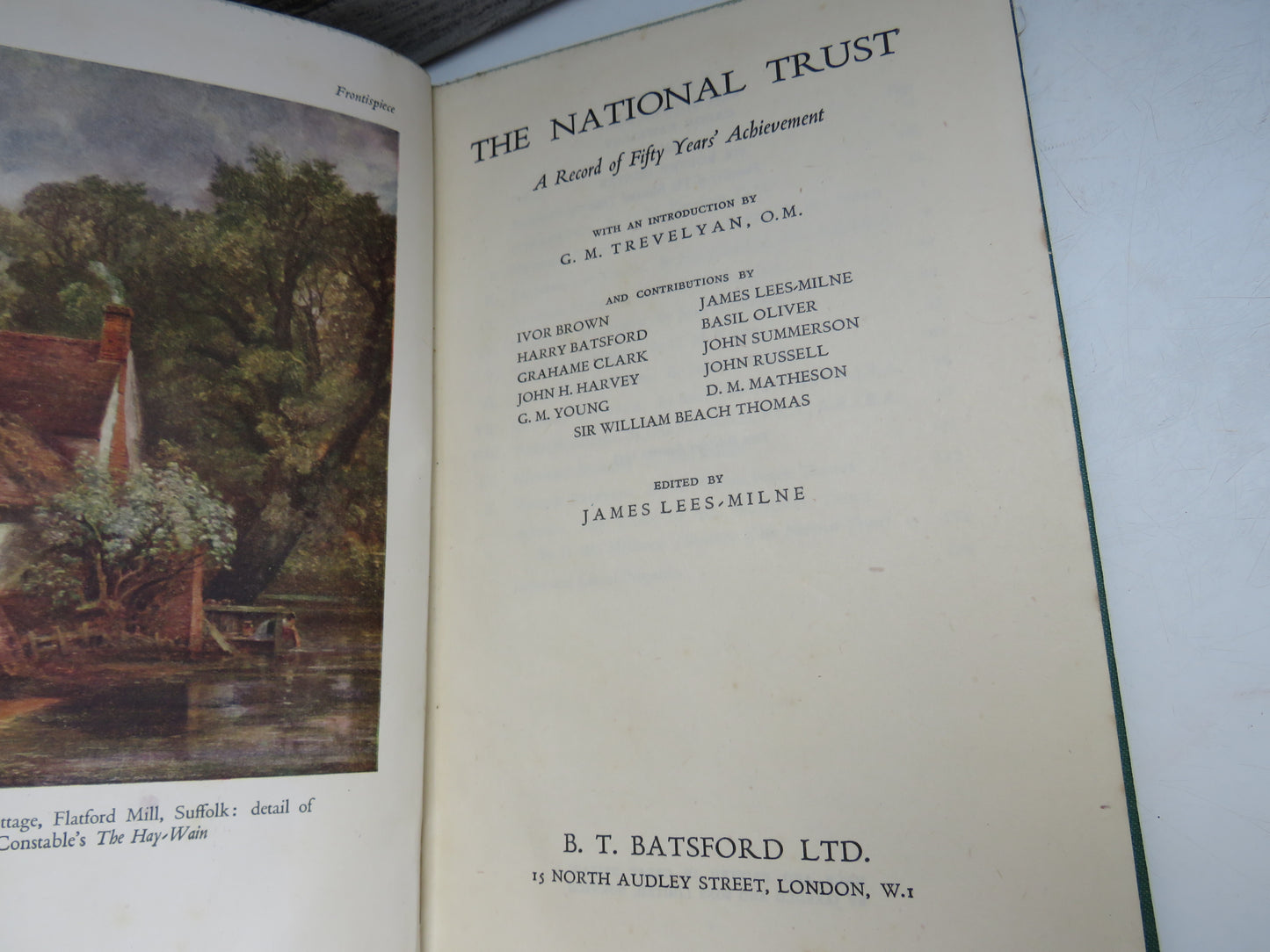 The National Trust A Record of Fifty Years' Achievement 1945