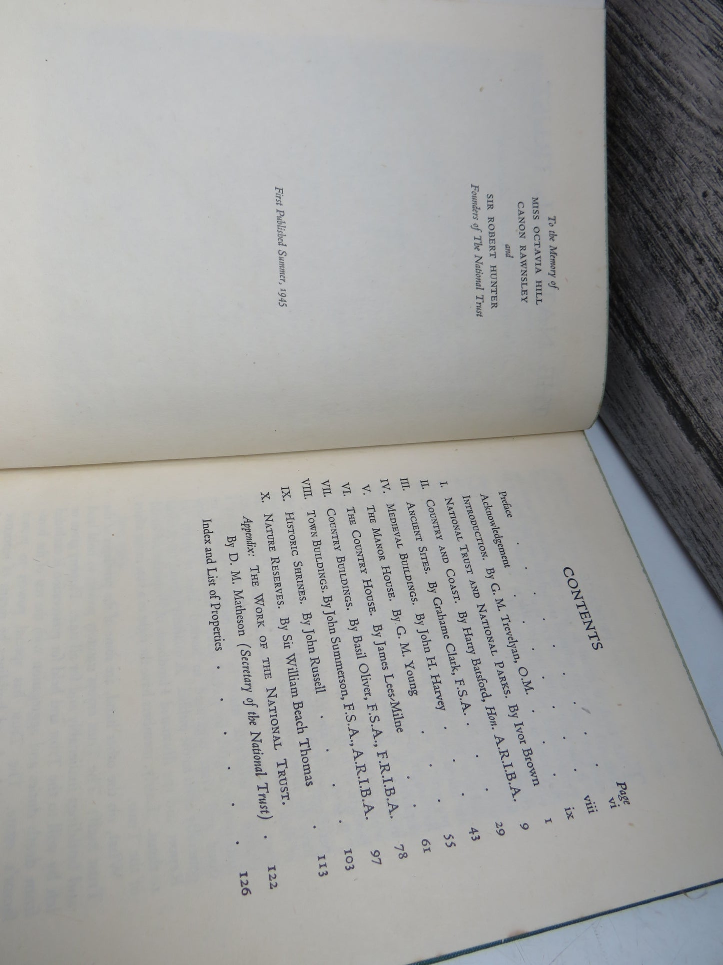 The National Trust A Record of Fifty Years' Achievement 1945