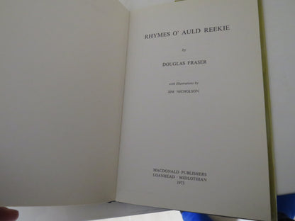 Rhymes O' Auld Reekie By Douglas Fraser 1973 book image 3