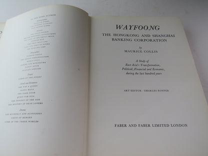 Wayfoong The Hongkong and Shanghai Banking Corporation By Maurice Collis 1965 book image 5