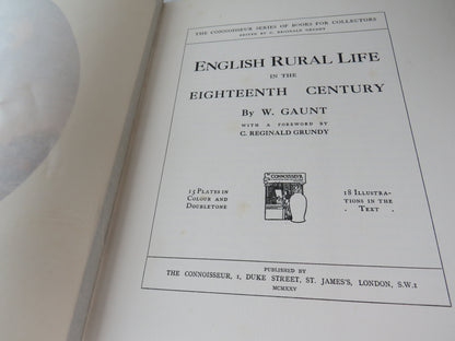 English Rural Life In The 18th Century By W. Gaunt 1925 book image 3