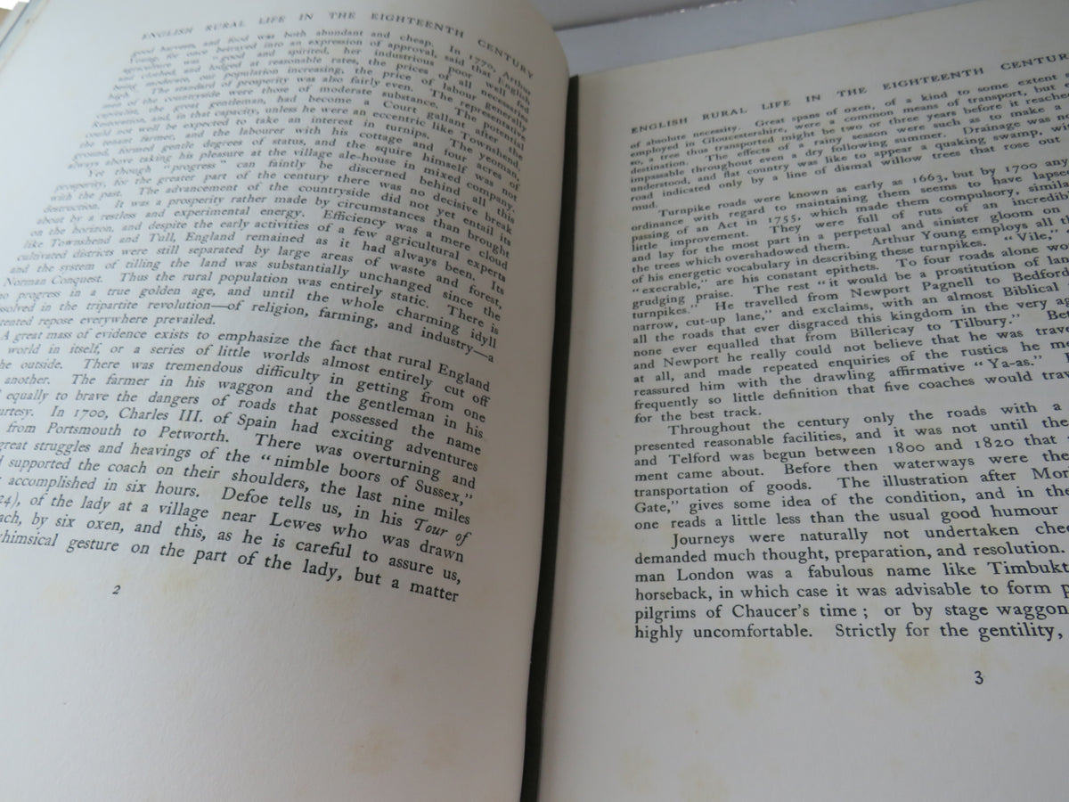 1925 English Rural Life English Rural Life In The 18th Century By W. Gaunt 1925 – J.W.B Books