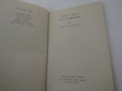 The Last of Summer By Kate O'Brien 1944 book image 4