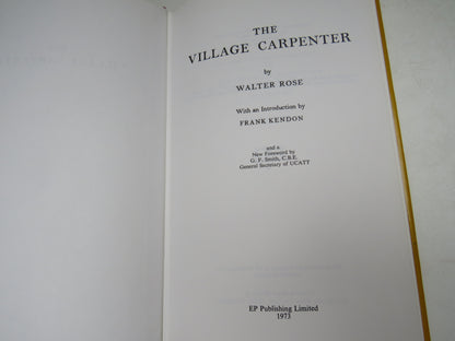 The Village Carpenter By Walter Rose 1973
