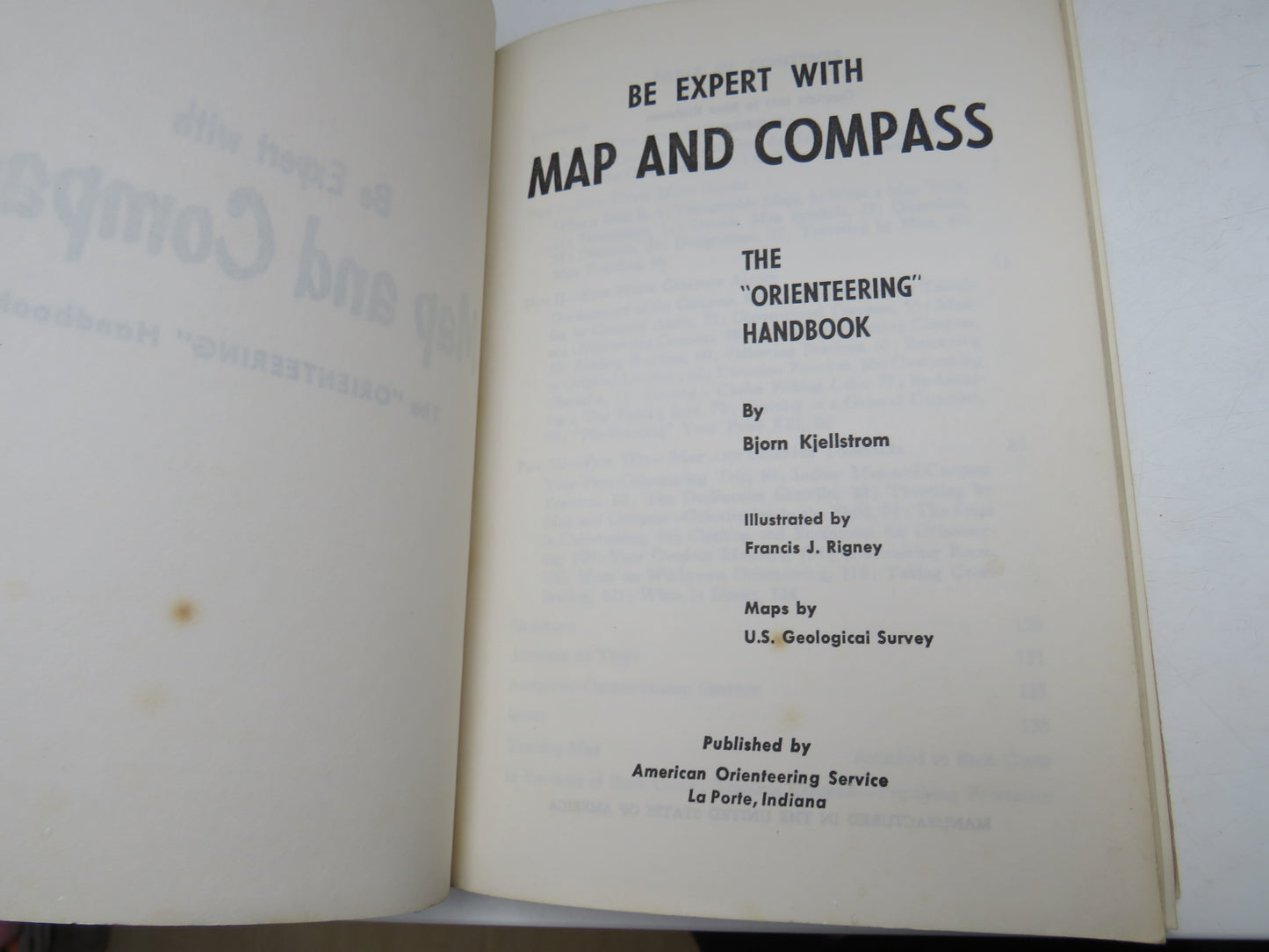 Be Expert With Map and Compass The "Orienteering" Handbook By Bjorn Kjellstrom 1955
