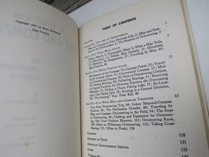 Be Expert With Map and Compass The "Orienteering" Handbook By Bjorn Kjellstrom 1955