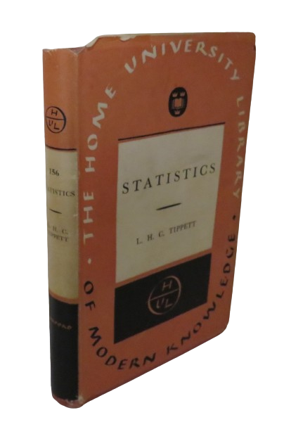 Statistics By L.H.C. Tippett 1947 book front cover