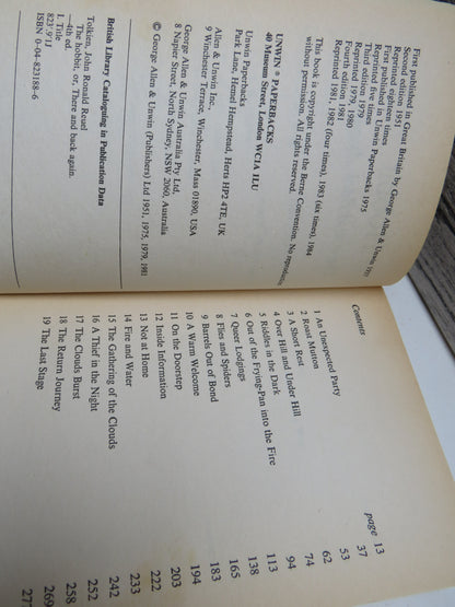 The Hobbit or There and Back Again By J.R.R. Tolkien 1984