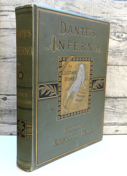 The Vision of Hell By Dante Alghieri Illustrated By M. Gustave Dore New Edition Large Heavy Book book front cover