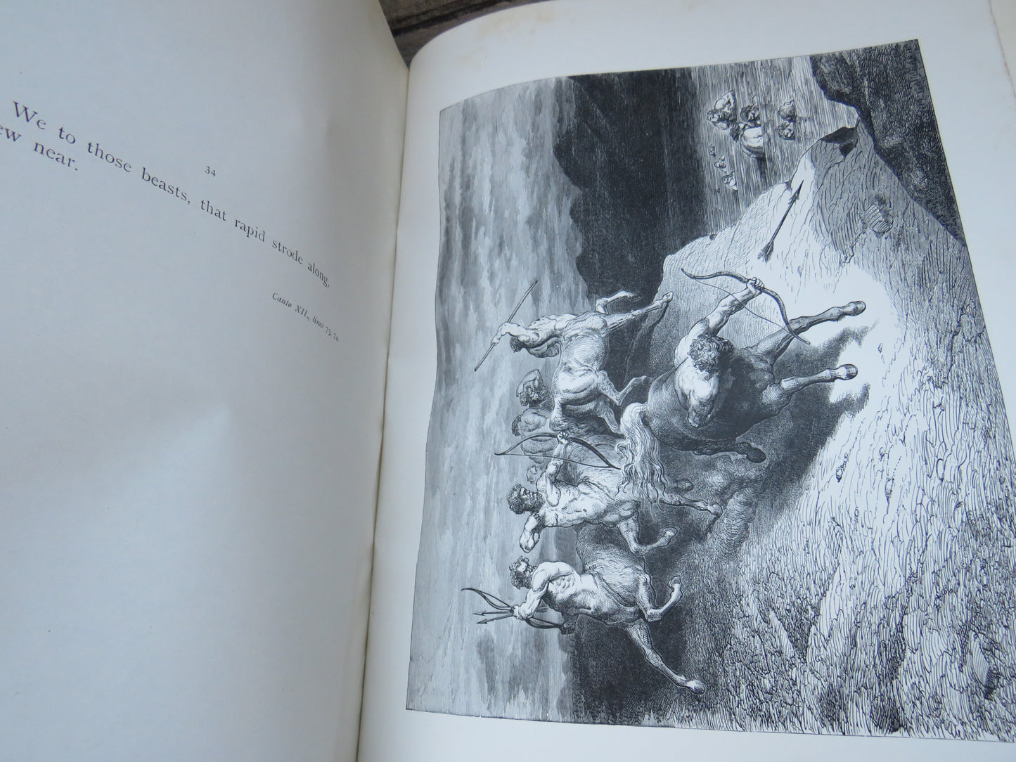 The Vision of Hell By Dante Alghieri Illustrated By M. Gustave Dore New Edition Large Heavy Book