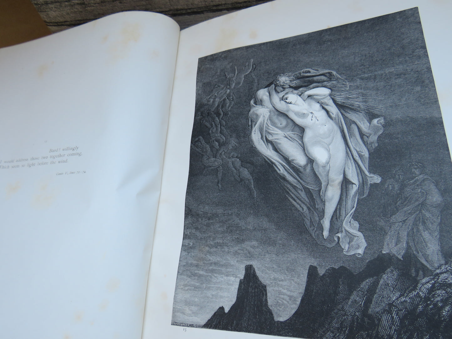 The Vision of Hell By Dante Alghieri Illustrated By M. Gustave Dore New Edition Large Heavy Book