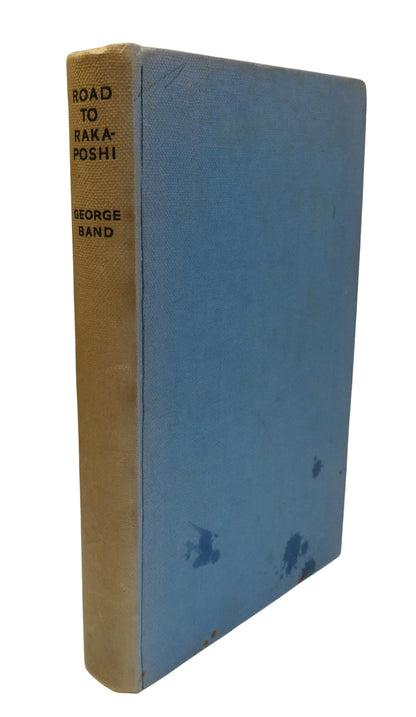 Road To Rakaposhi By George Band 1940 book front cover