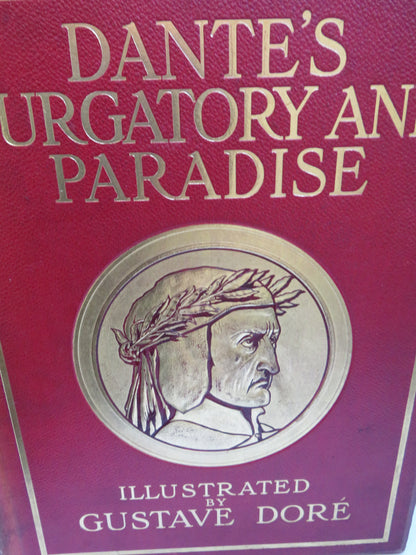 The Vision of Purgatory and Paradise By Dante Alighieri Illustrated By Gustave Dore Large Heavy Book book image 2