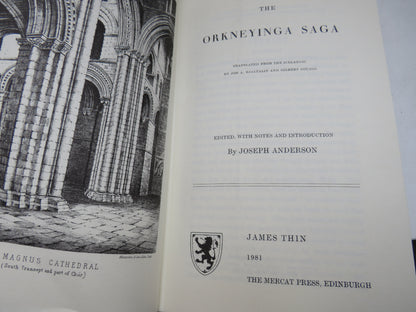 The Orkneyinga Saga Translated From The Icelandic By Jon A. Hjaltalin and Gilbert Goudie 1981