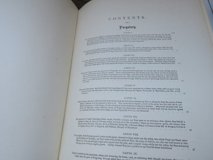 The Vision of Purgatory and Paradise By Dante Alighieri Illustrated By Gustave Dore Large Heavy Book book image 6