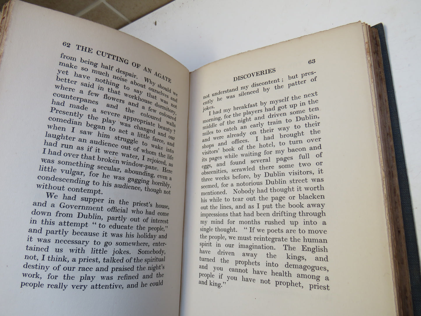 The Cutting Of An Agate By W. B. Yeats 1919
