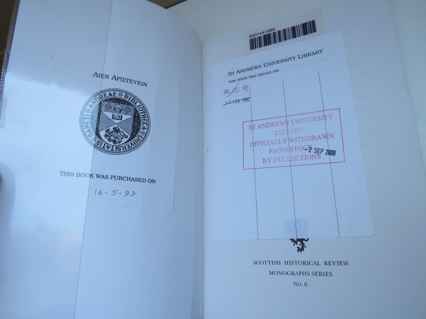 Unionist Nationalism, Governing Urban Scotland, 1830-1860 by Graeme Morton, 1999