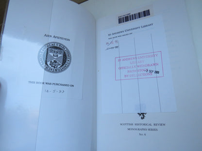 Unionist Nationalism, Governing Urban Scotland, 1830-1860 by Graeme Morton, 1999 book image 4