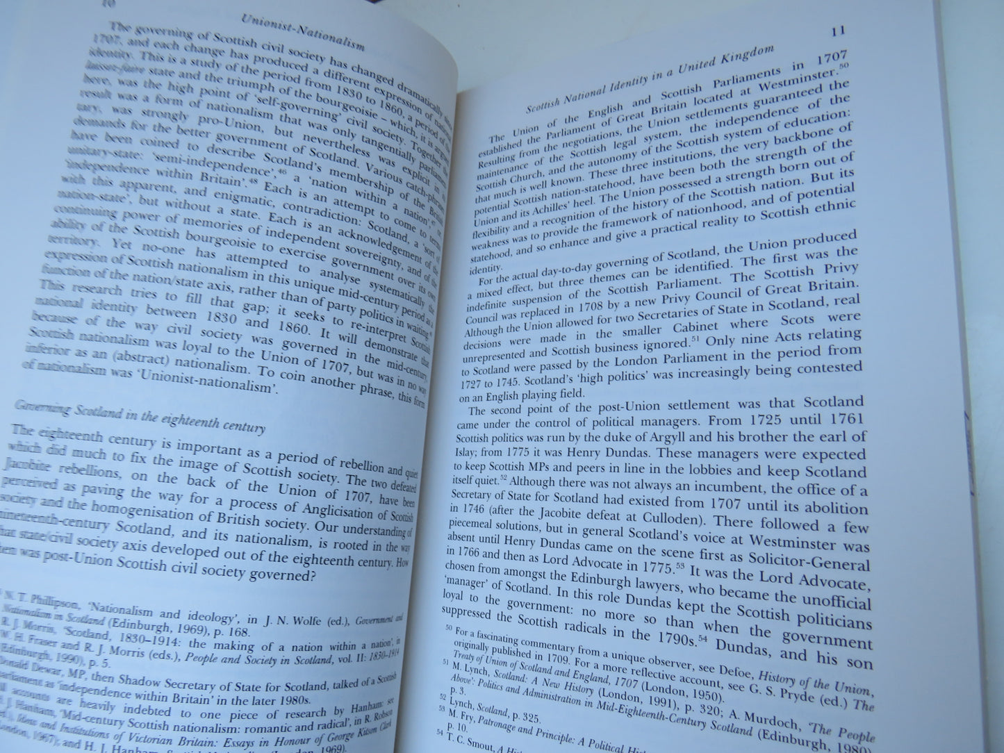 Unionist Nationalism, Governing Urban Scotland, 1830-1860 by Graeme Morton, 1999