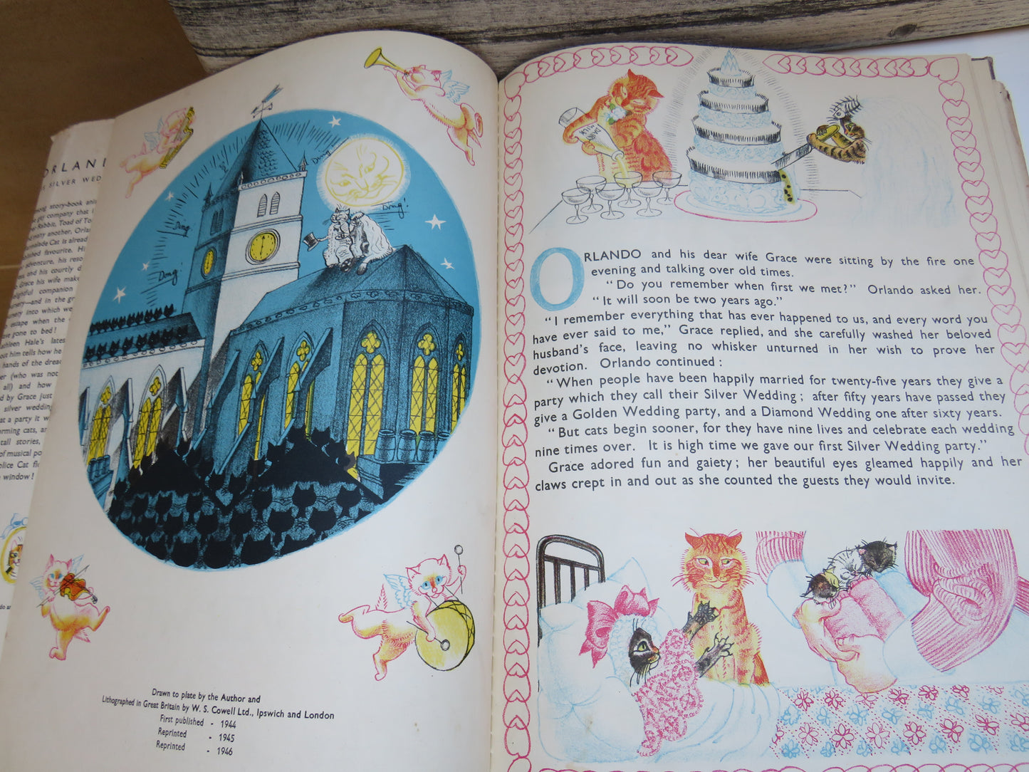 Orlando (The Marmalade Cat) His Silver Wedding By Kathleen Hale 1946