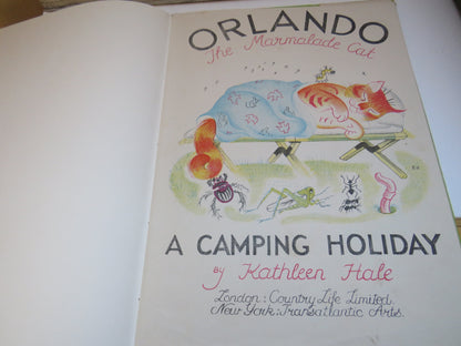 Orlando The Marmalade Cat A Camping Holiday By Kathleen Hale 1948 book image 3