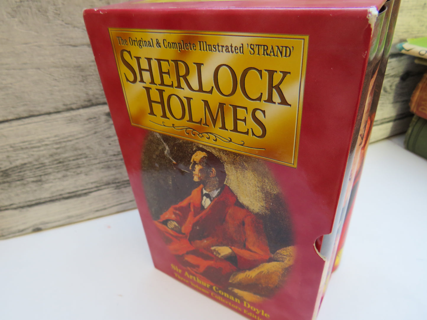 The Original & Complete Illustrated "Strand" Sherlock Holmes Sir Arthur Conan Doyle Three Volume Collectors Edition
