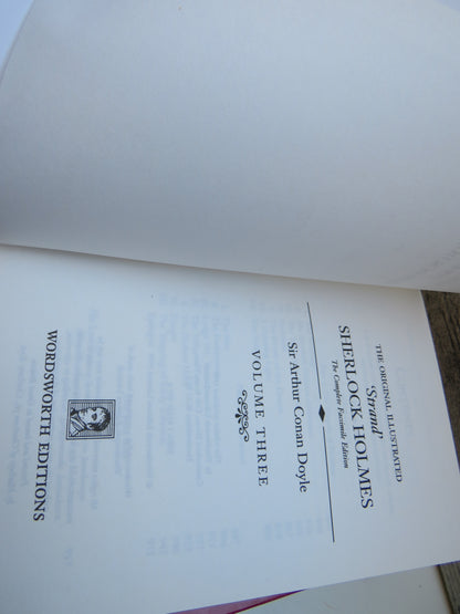 The Original & Complete Illustrated "Strand" Sherlock Holmes Sir Arthur Conan Doyle Three Volume Col book image 5