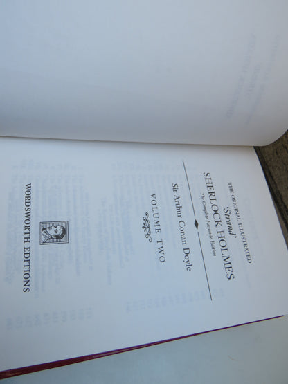 The Original & Complete Illustrated "Strand" Sherlock Holmes Sir Arthur Conan Doyle Three Volume Col book image 7