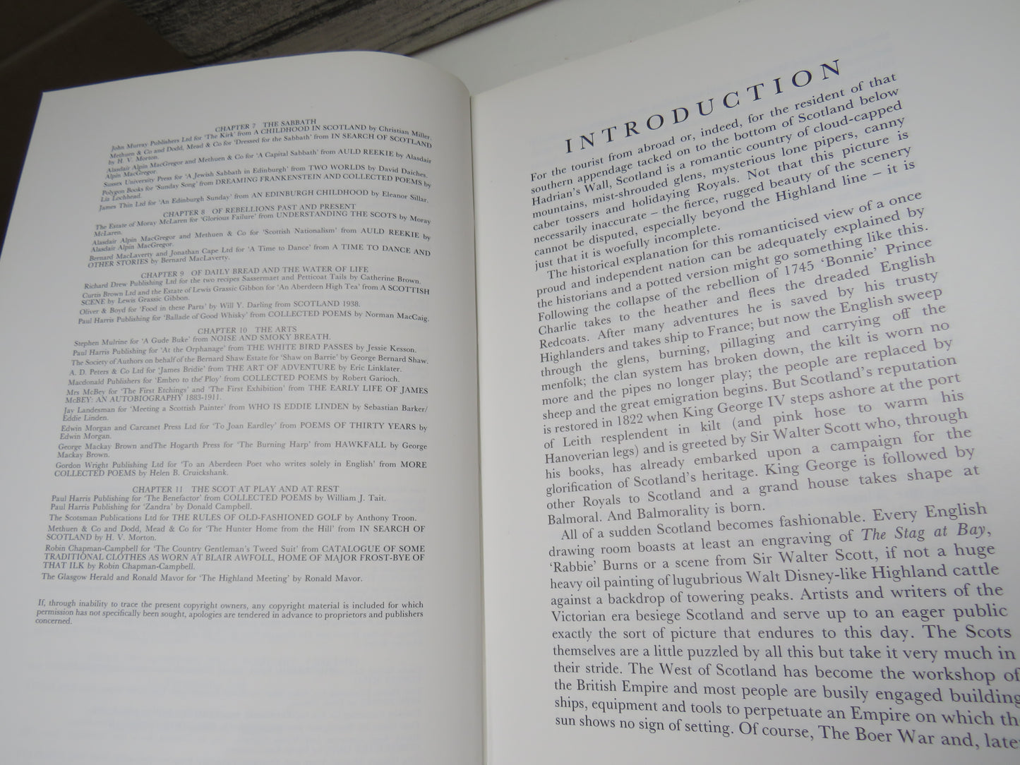 Scotland An Anthology Compiled By Paul Harris 1985