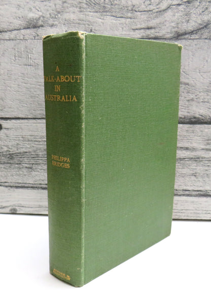 A Walk-About In Australia By Philippa Bridges book front cover