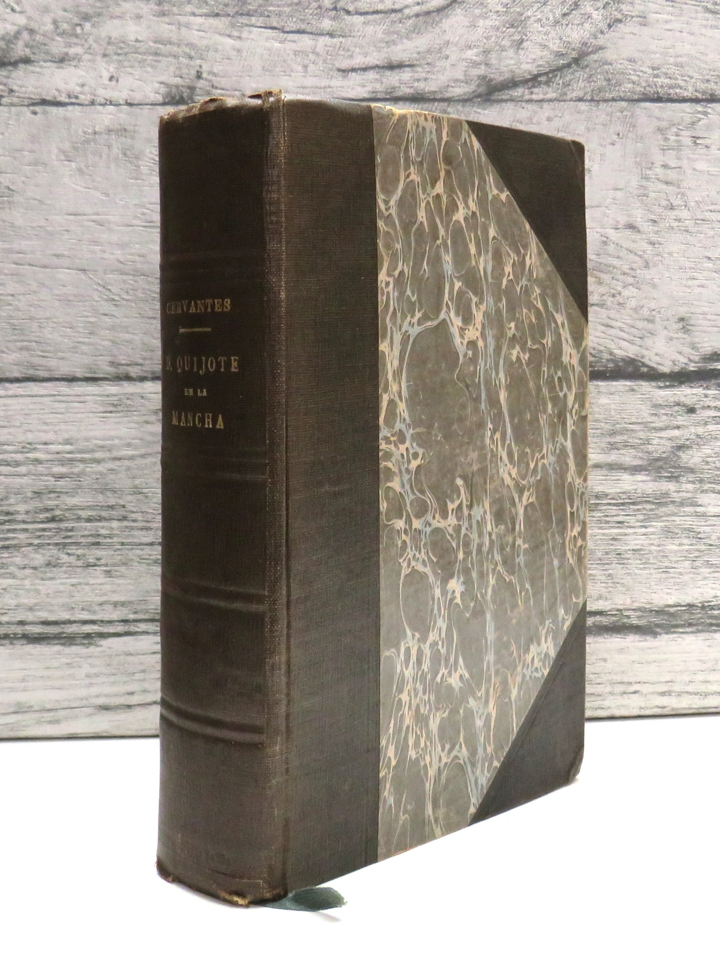 El Ingenioso Hidalgo Quijote La Mancha Compuesto Por Miguel De Cervantes Saavedra Vintage Spanish Book