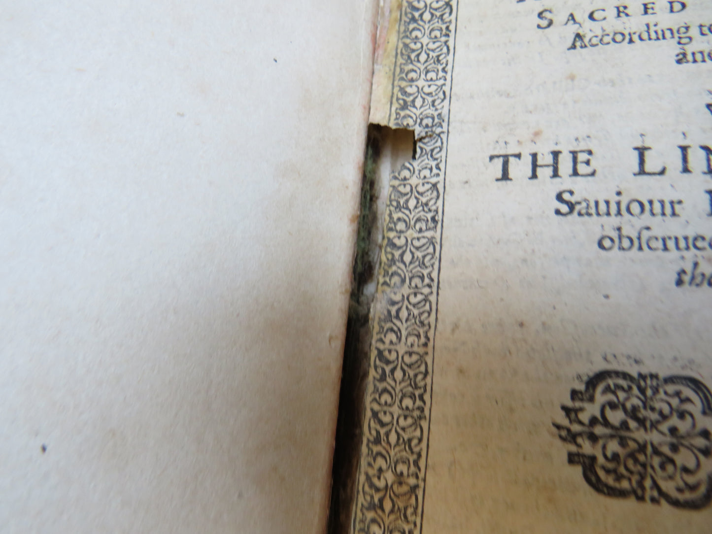 Rare 17thC Antique Book - The Holy Bible Containing The Old Testament and The New 1639 The Genealogies Recorded In The Sacred Scriptures, According To Every Family and Tribe" dated 1638