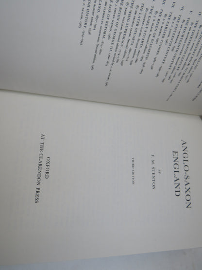 Anglo-Saxon England By F.M. Stenton 1986