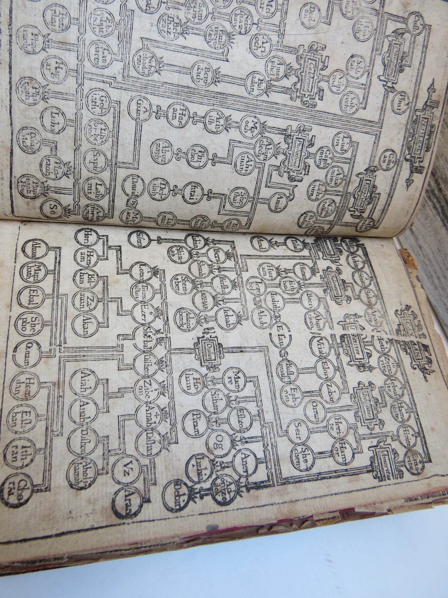 Rare 17thC Antique Book - The Holy Bible Containing The Old Testament and The New 1639 The Genealogies Recorded In The Sacred Scriptures, According To Every Family and Tribe" dated 1638