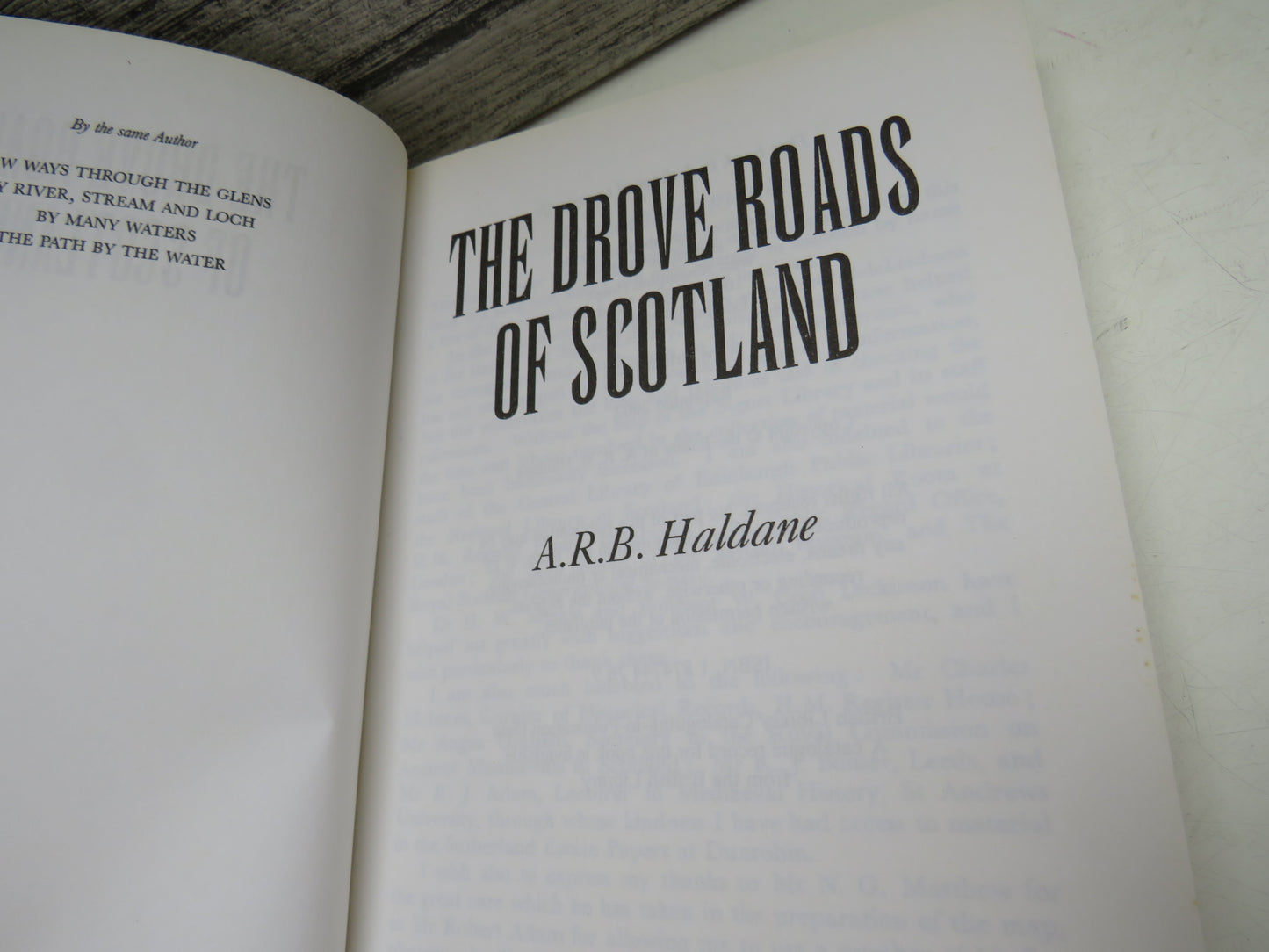 The Drove Roads of Scotland By A.R.B. Haldane 2002