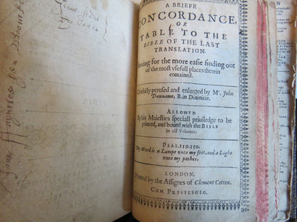 Rare 17thC Antique Book - The Holy Bible Containing The Old Testament and The New 1639 The Genealogi book image 17